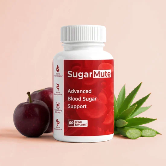 SugarMute natural blood sugar support supplement bottle