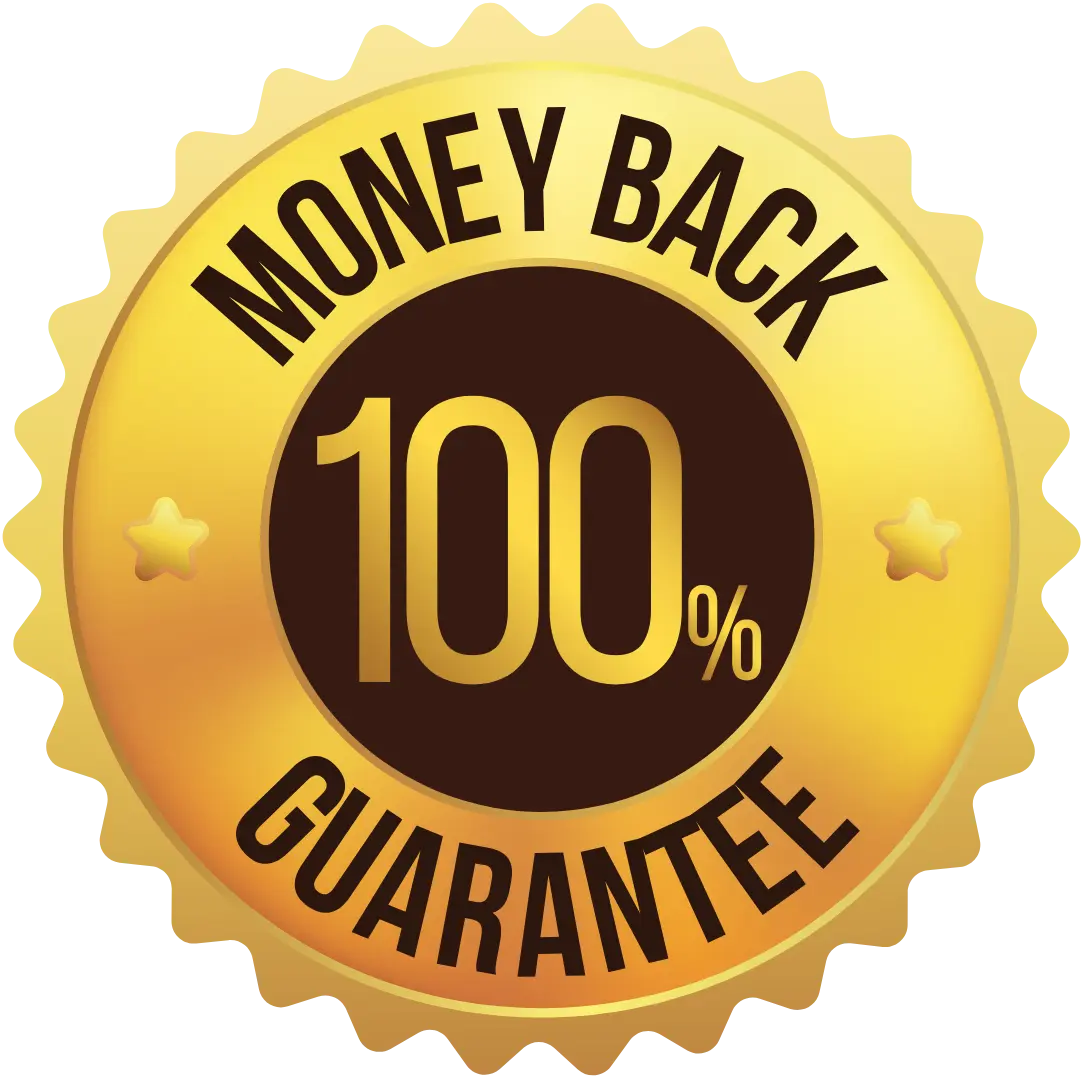 SugarMute guarantee badge